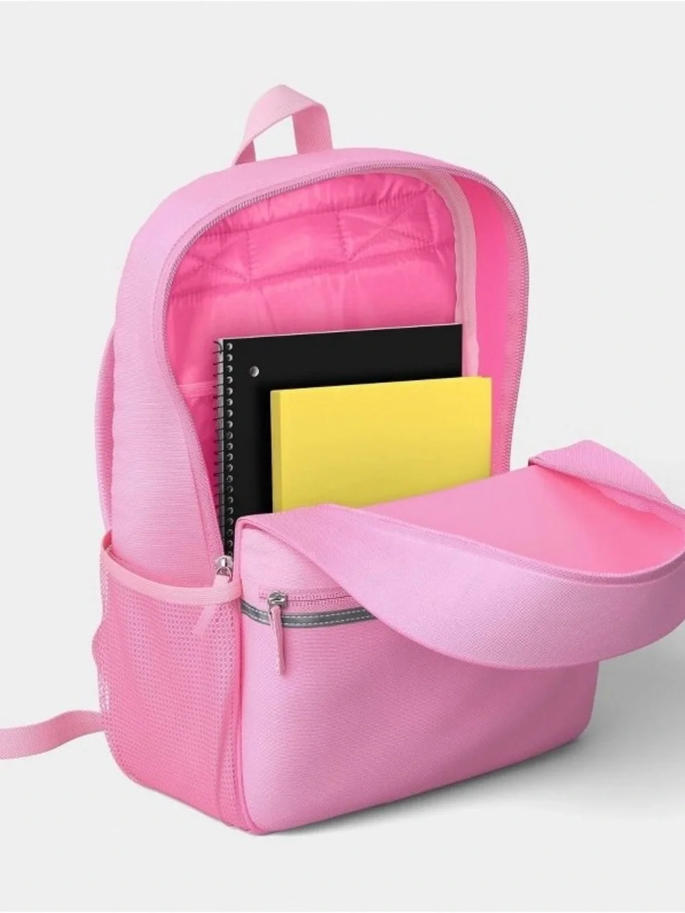 Pink Backpack Sets Lunch Bag Water Bottle For Kids, Women's School And Traveling